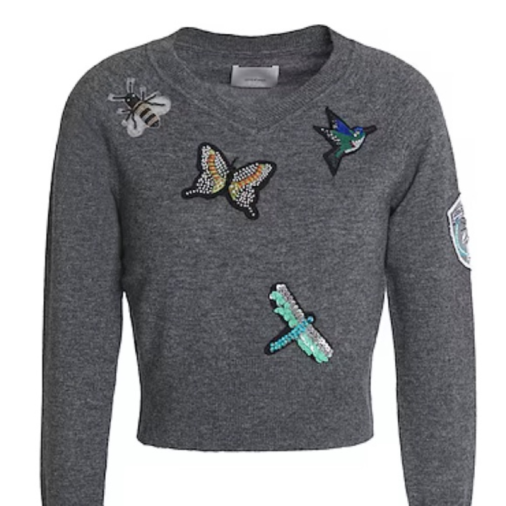 Cinq a Sept Women's Monarch Cropped Sweater
